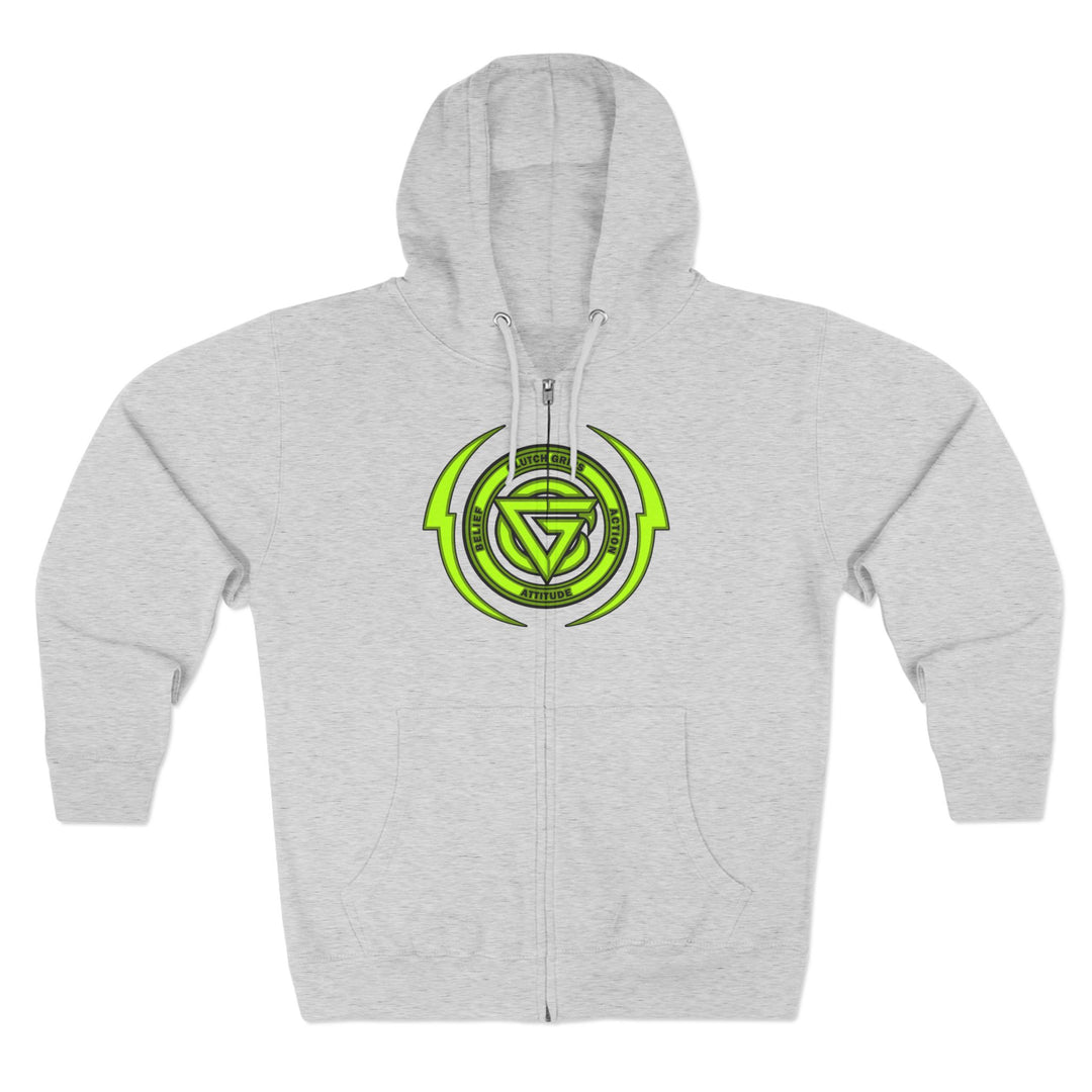 CG MAC BRAVE HYPER GREEN/LIFT OR DIE ZIP UP
