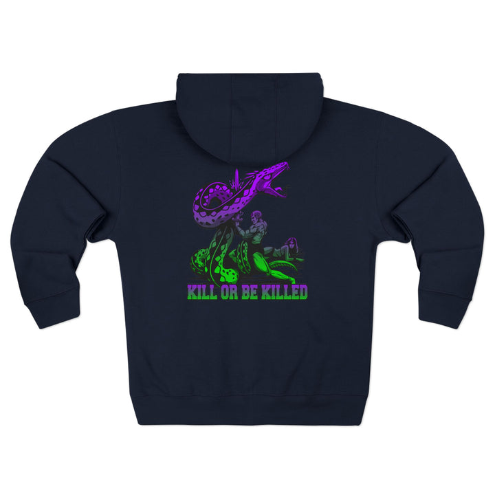 CG SERPENT SLAYER PURPLE GREEN /KILL OR BE KILLED ZIP UP
