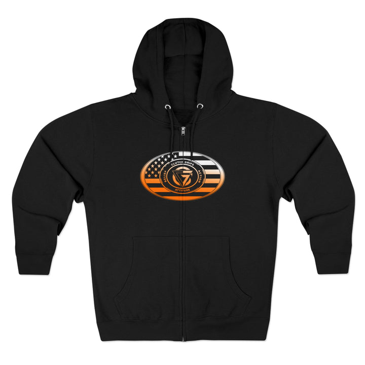 CG LIFT KICK ORANGE WHITE FADE/WELCOME TO THE JUNGLE ZIP UP