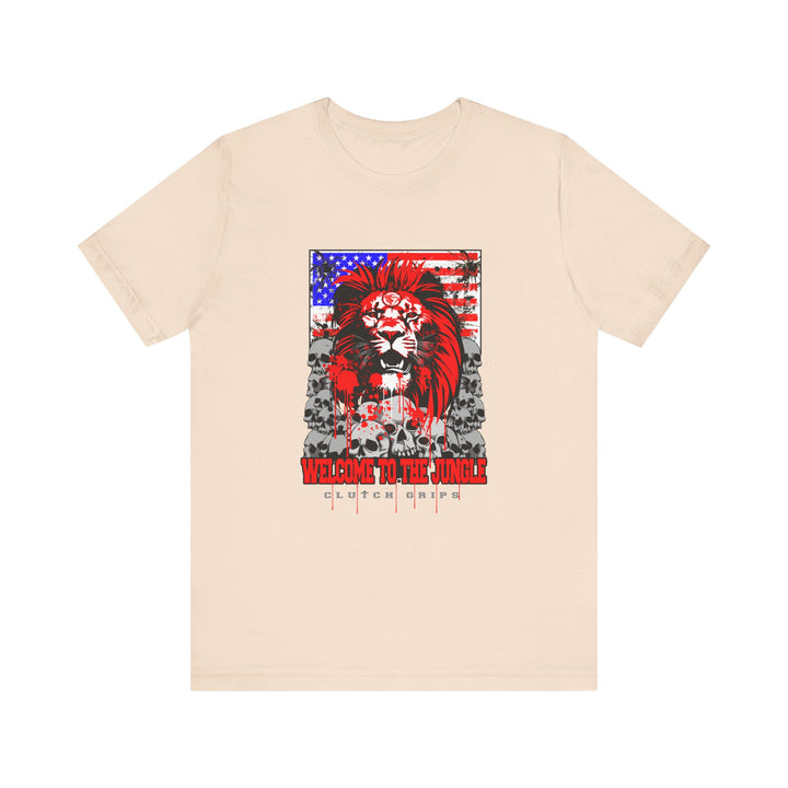 LIONHEART USA FLAG RED WHITE BLUE /WELCOME TO THE JUNGLE