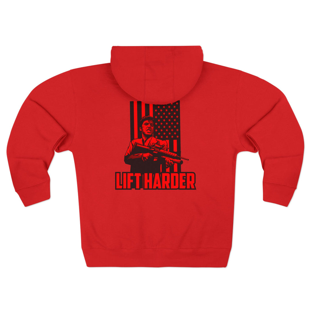 CG MAFIA FINAL BOSS RED BLACK/LIFT HARDER ZIP UP