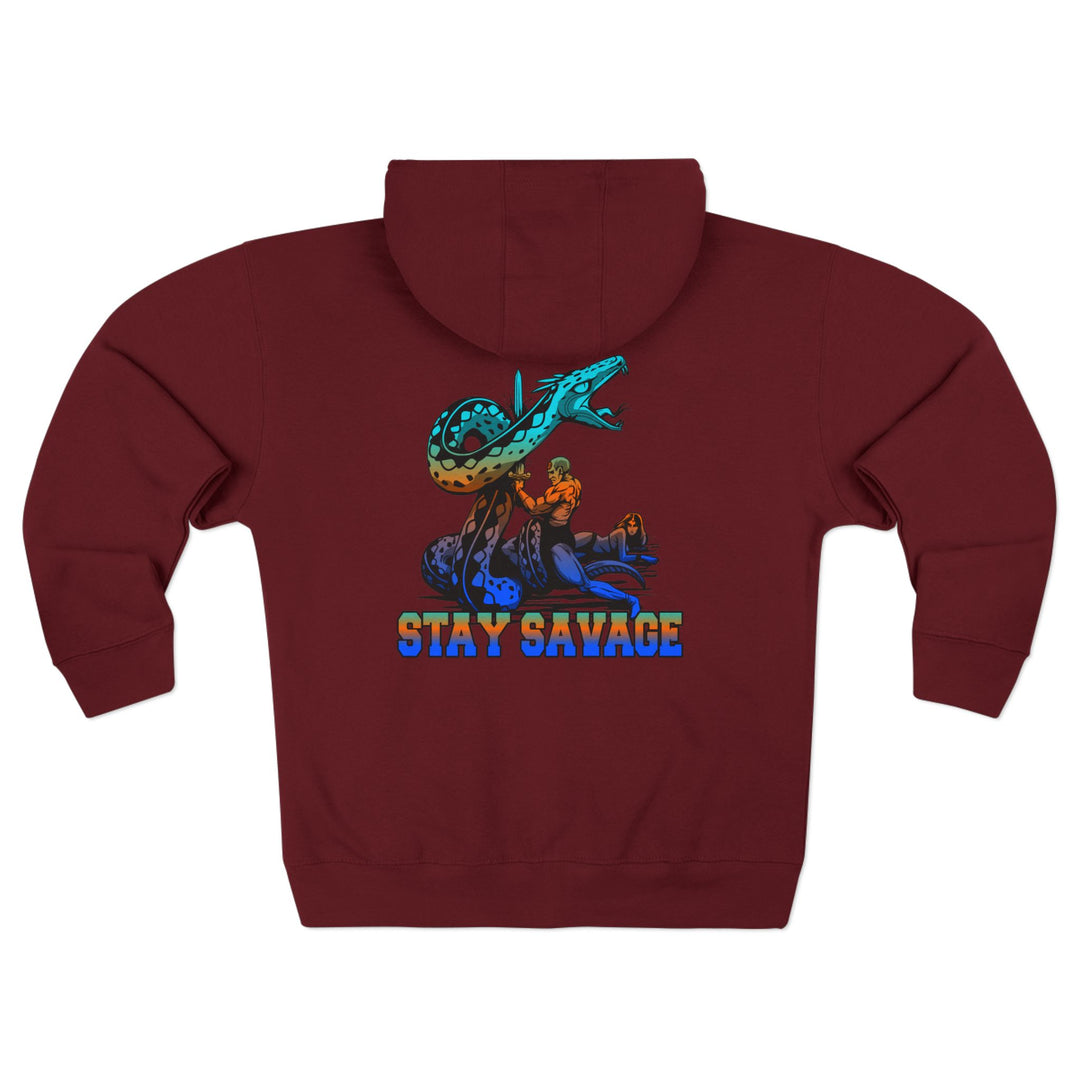 CG SERPENT SLAYER BLUE ORANGE AQUA /STAY SAVAGE ZIP UP