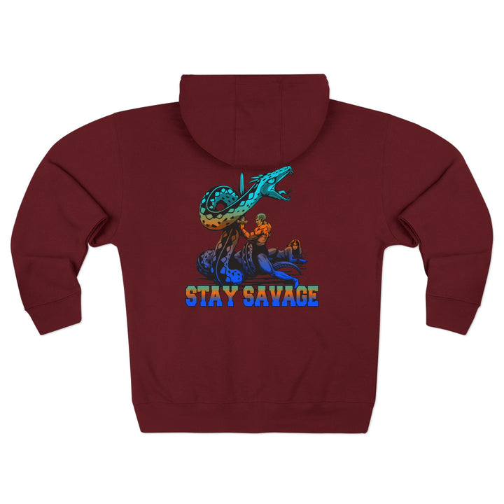 CG SERPENT SLAYER BLUE ORANGE AQUA /STAY SAVAGE ZIP UP