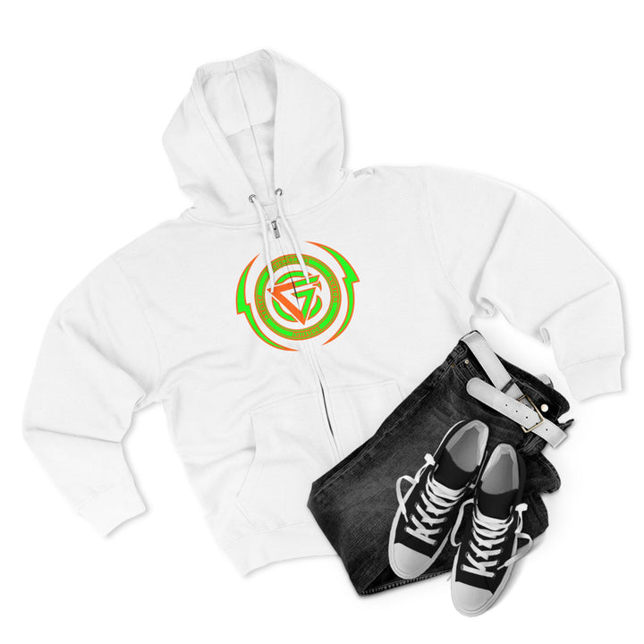CG LIFT KICK ORANGE GREEN/KILL OR BE KILLED ZIP UP