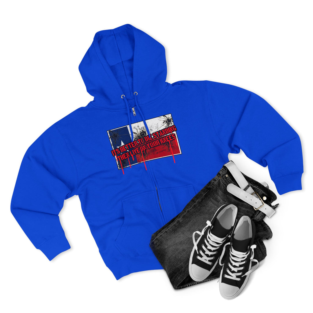 CG ANGRY DOG LONE STAR TEXAS STYLE /LIFT OR DIE ZIP UP