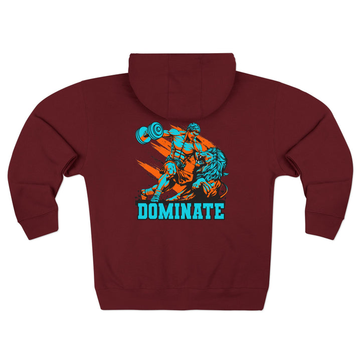CG COLISEUM MAC VS LION MIAMI COLORS /DOMINATE ZIP UP