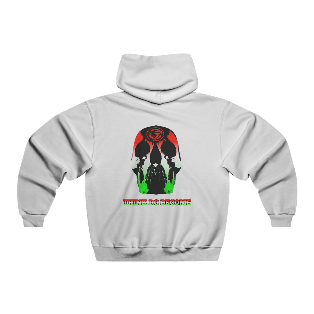 SKULLATOR- RED WHITE GREEN FADE/THINK DO BECOME