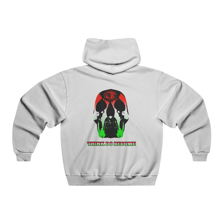 SKULLATOR- RED WHITE GREEN FADE/THINK DO BECOME