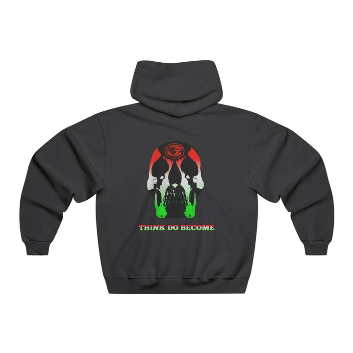 SKULLATOR- RED WHITE GREEN FADE/THINK DO BECOME