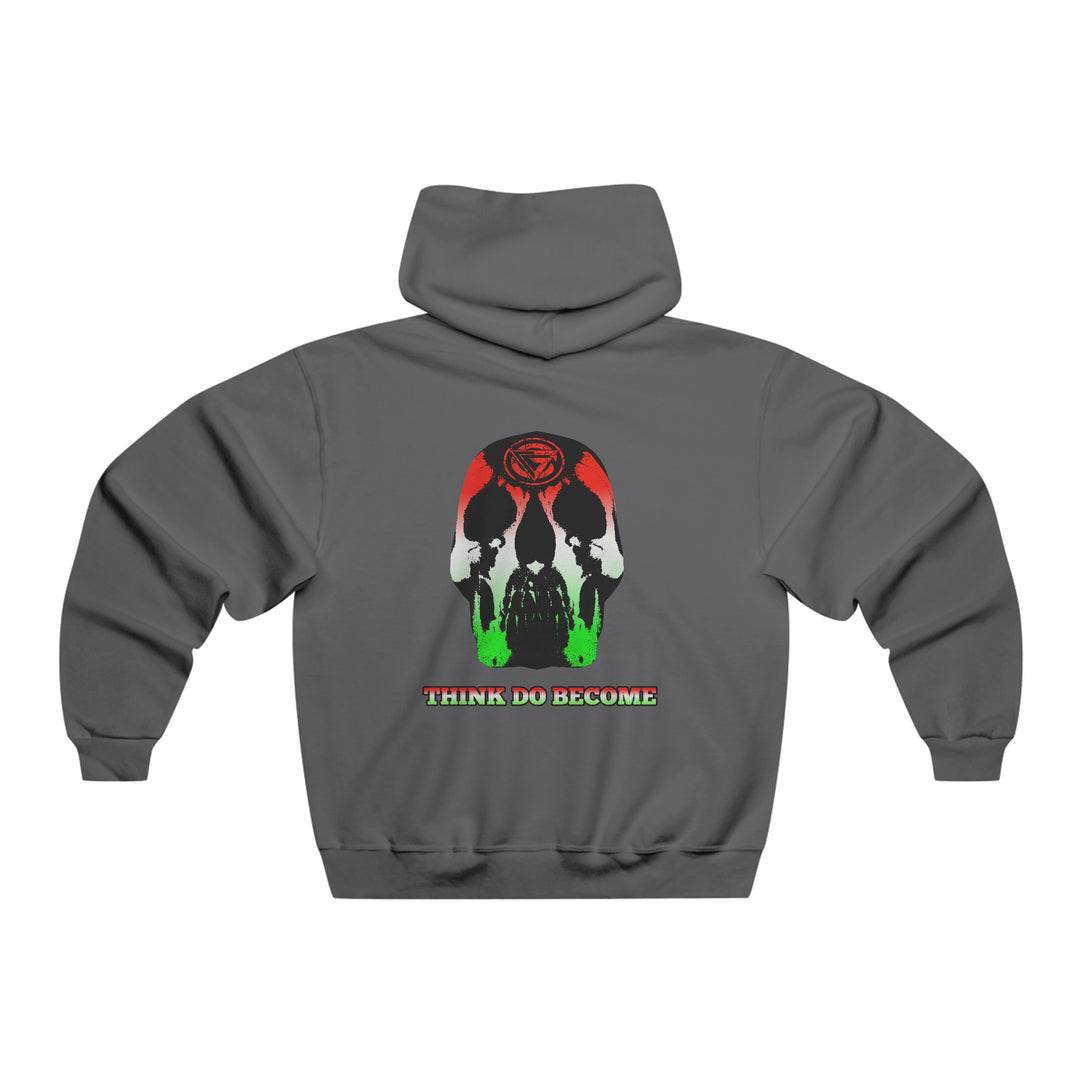 SKULLATOR- RED WHITE GREEN FADE/THINK DO BECOME