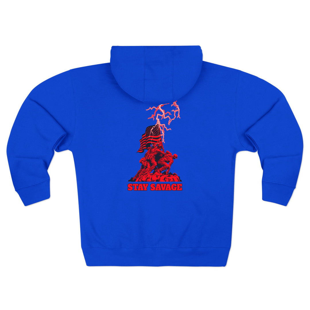 CG A AMERICAN WARRIORS RED  /STAY SAVAGE ZIP UP