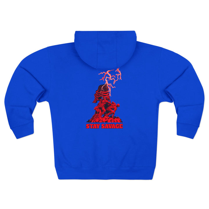 CG A AMERICAN WARRIORS RED  /STAY SAVAGE ZIP UP