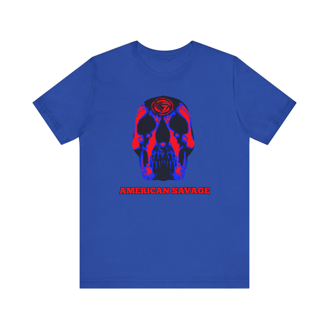 SKULLATOR RED BLUE /AMERICAN SAVAGE