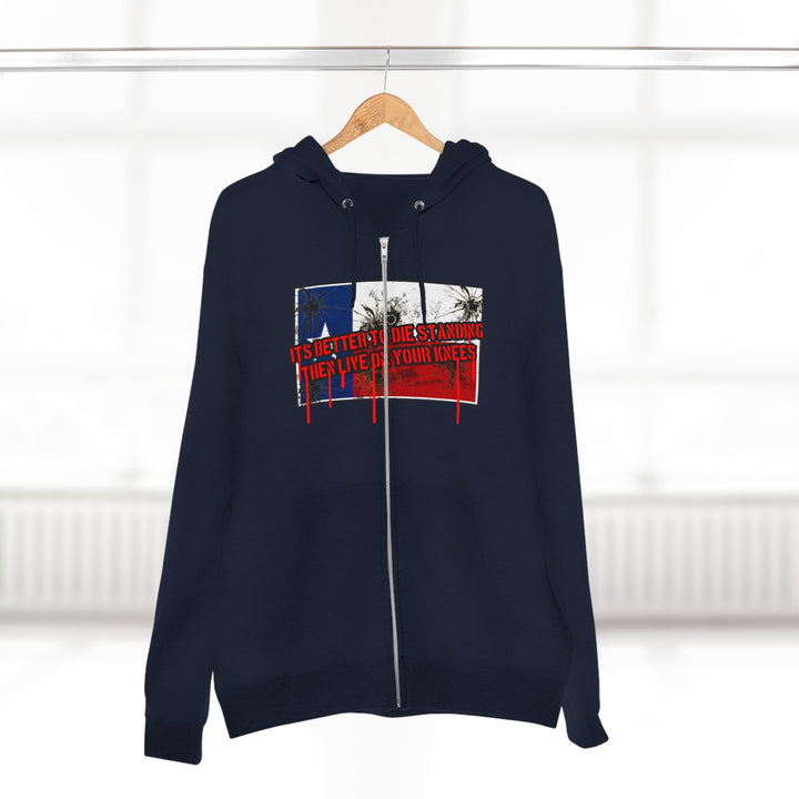 CG ANGRY DOG LONE STAR TEXAS STYLE /LIFT OR DIE ZIP UP