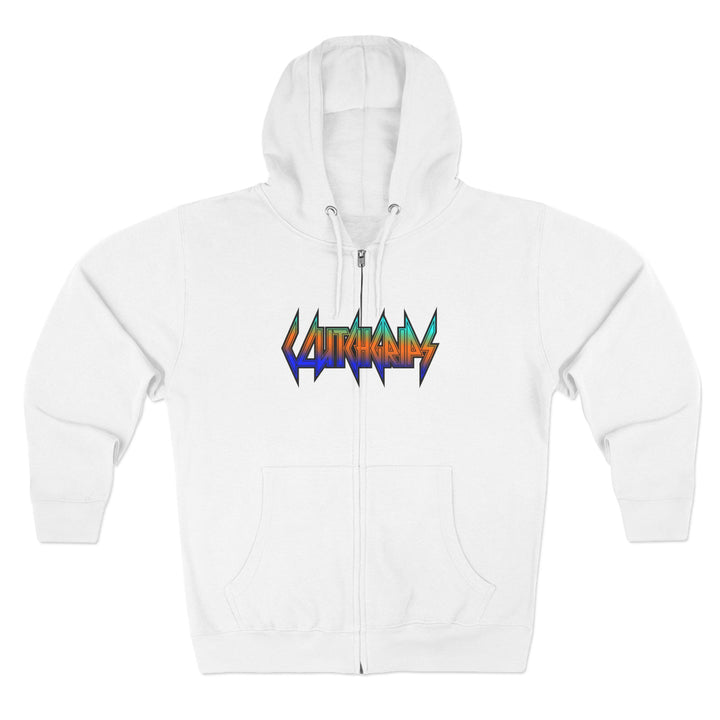 CG MAC MASTER FLASH BLUE ORANGE AQUA FADE /LIFT OR DIE ZIP UP