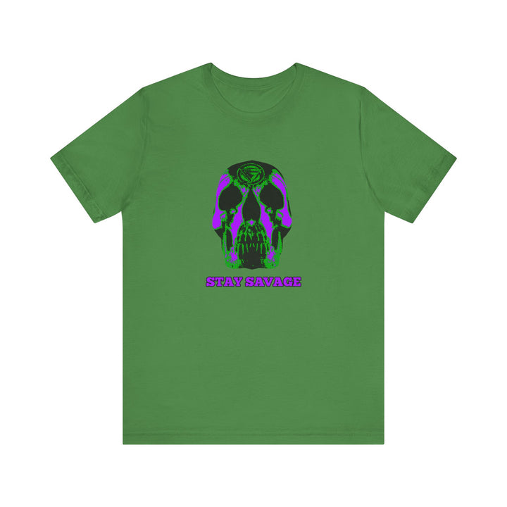 SKULLATOR PURPLE GREEN  /STAY SAVAGE