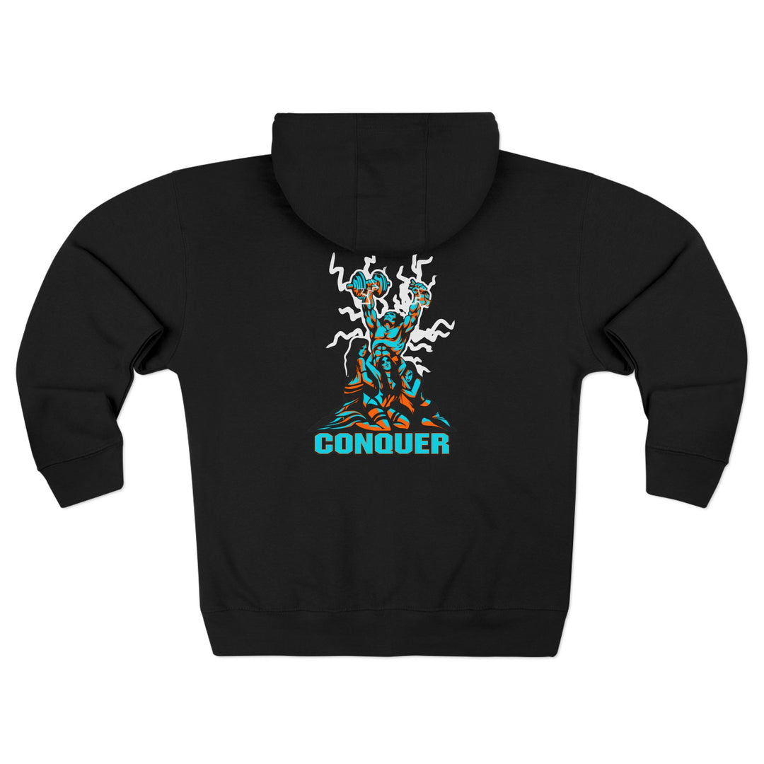 CG CONFIDENCE MAN ORANGE AQUA /CONQUER ZIP UP