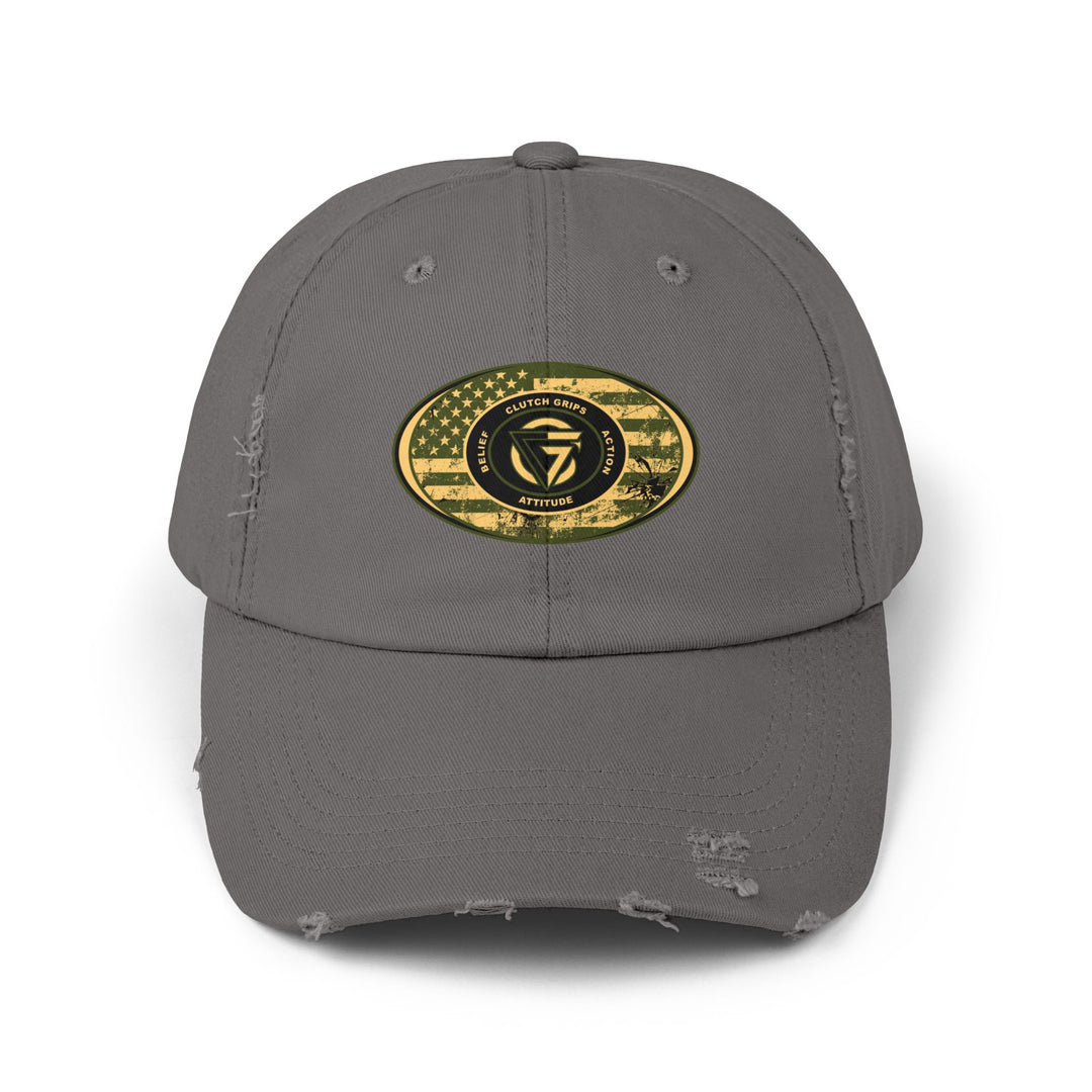 CG AFGHANISTAN DISTRESSED TRIBUTE FLAG OVAL CAP