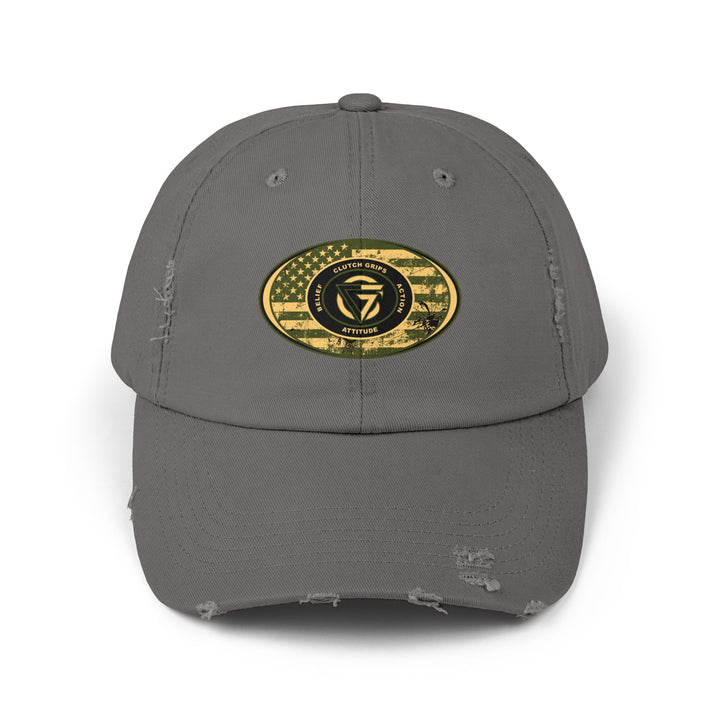CG AFGHANISTAN DISTRESSED TRIBUTE FLAG OVAL CAP