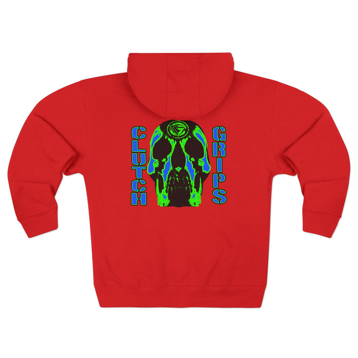 CG SKULLATOR BLUE GREEN /CLUTCHGRIPS ZIP UP