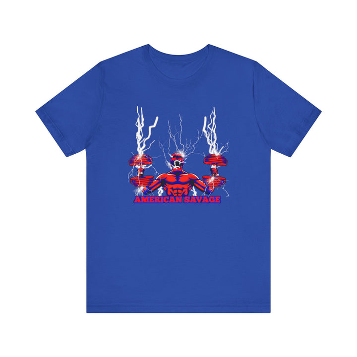 RIDE THE LIGHTNING RED BLUE/AMERICAN SAVAGE
