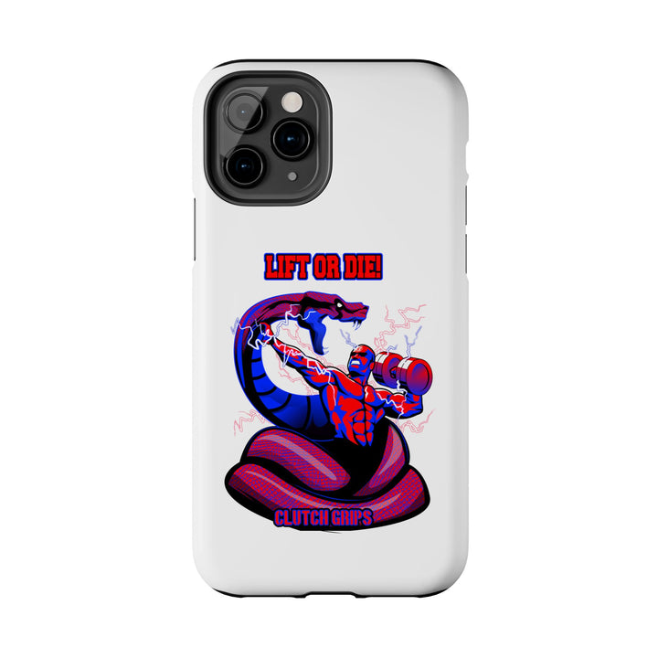 MAC VS SNAKE PHONE CASE RED BLUE /LIFT OR DIE