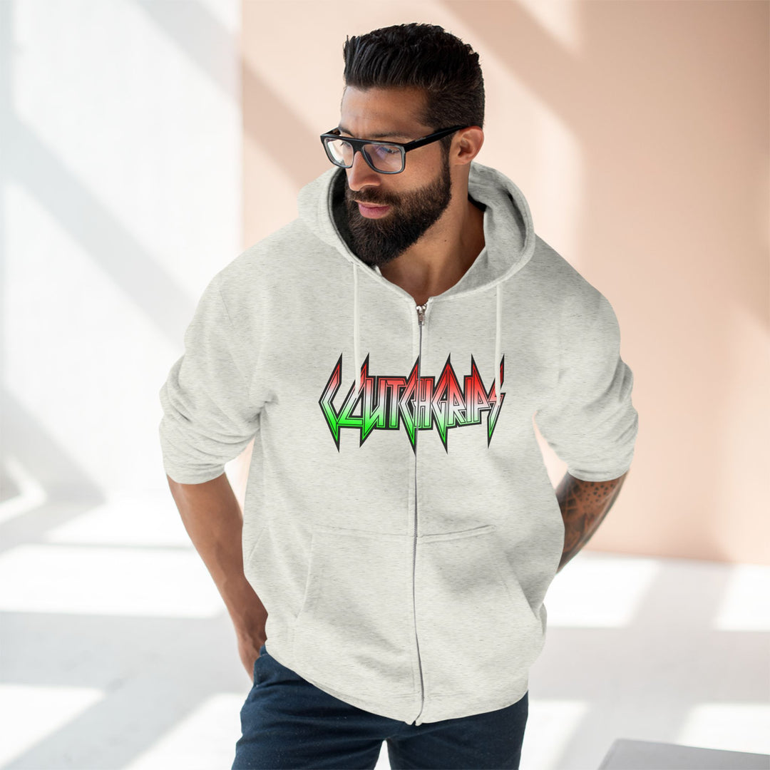 CG SKULLATOR SGL BELL DRAGON TIGER RED WHITE GREEN FADE /STAY SAVAGE ZIP UP