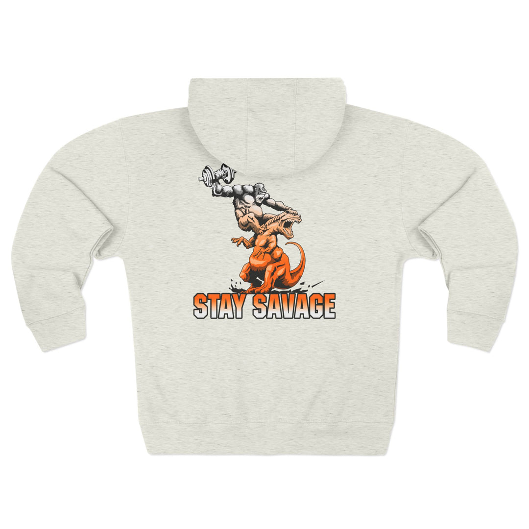 CG APE VS ZILLA 2ND FIGHT ORANGE WHITE FADE /STAY SAVAGE ZIP UP