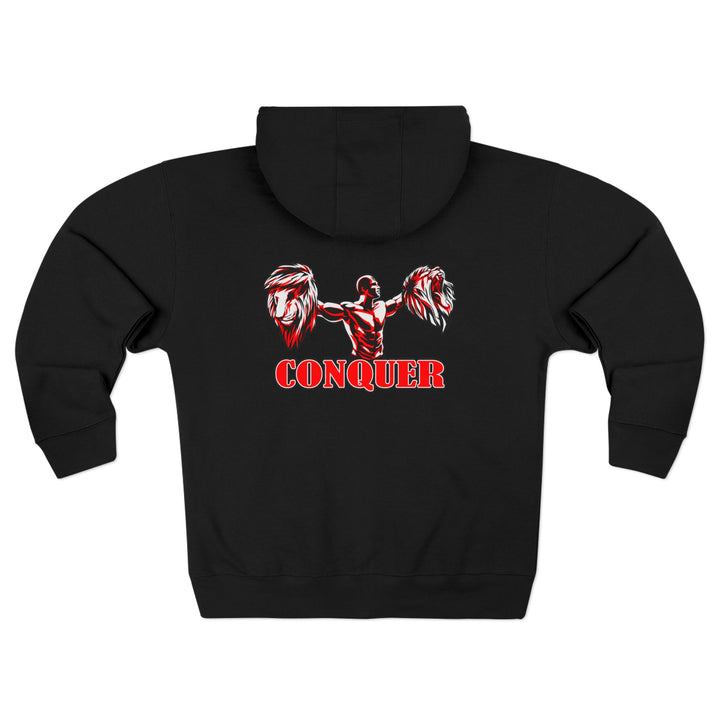 CG BEAST MASTER RED WHITE/CONQUER ZIP UP
