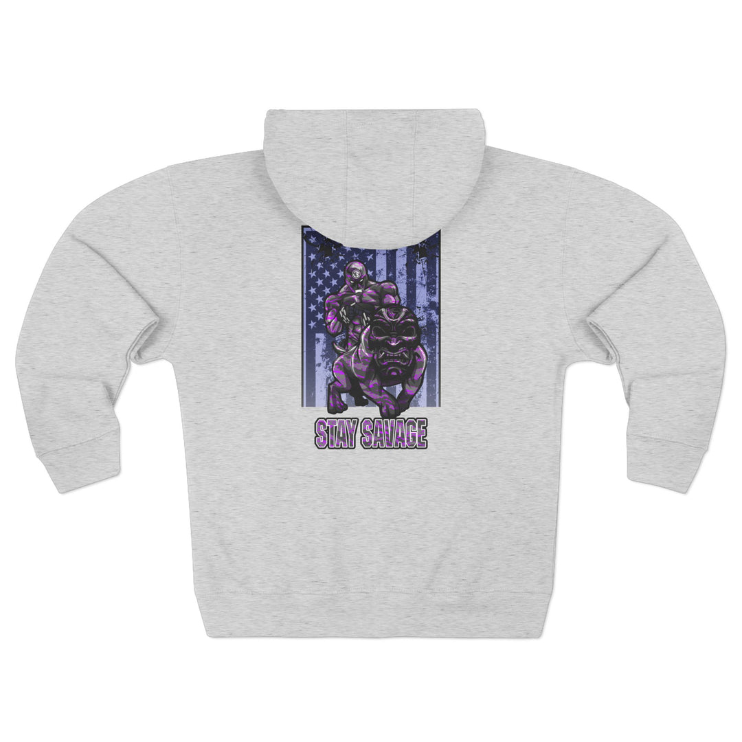 CG ANGRY DOG GREY CAMO PURPLE/STAY SAVAGE
