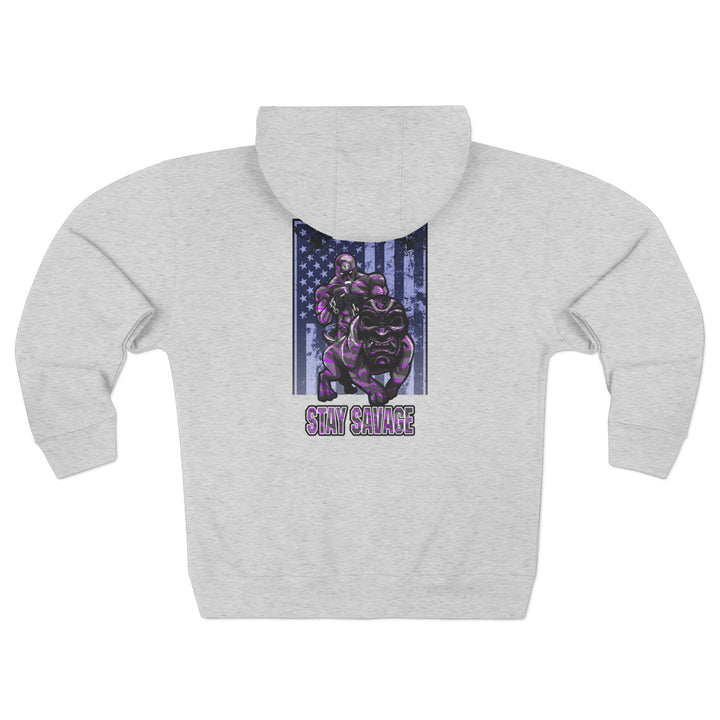 CG ANGRY DOG GREY CAMO PURPLE/STAY SAVAGE