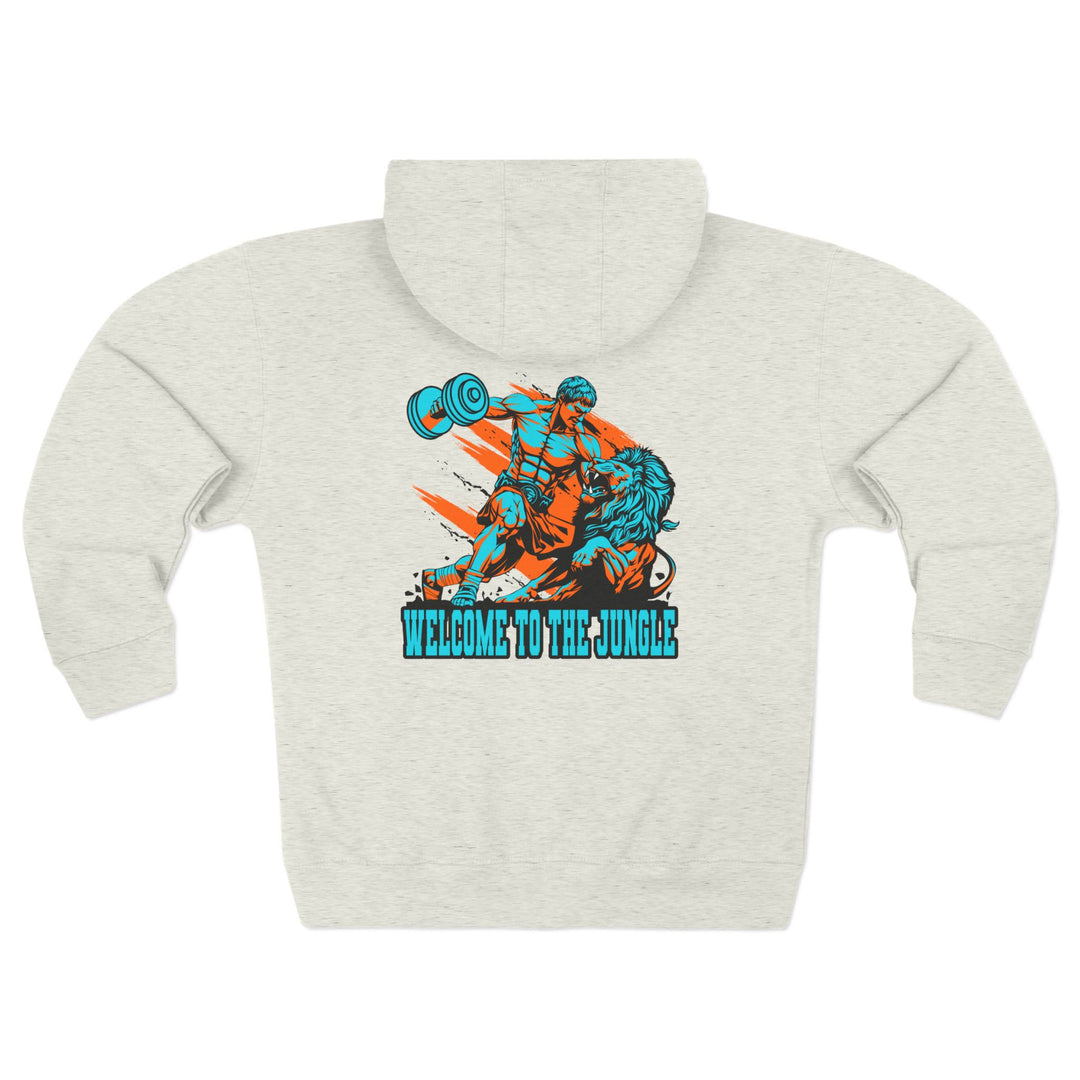 CG COLISEUM MAC VS LION MIAMI COLORS /WELCOME TO THE JUNGLE ZIP UP