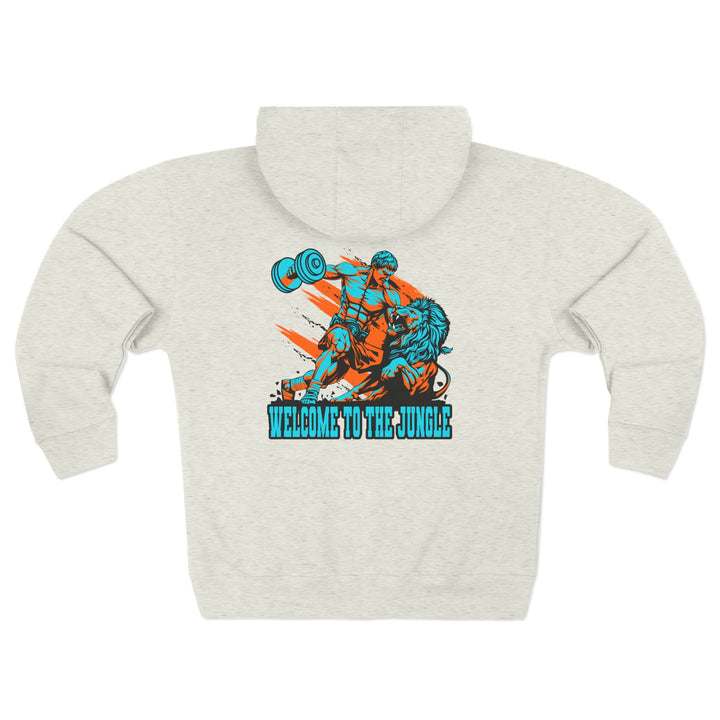 CG COLISEUM MAC VS LION MIAMI COLORS /WELCOME TO THE JUNGLE ZIP UP