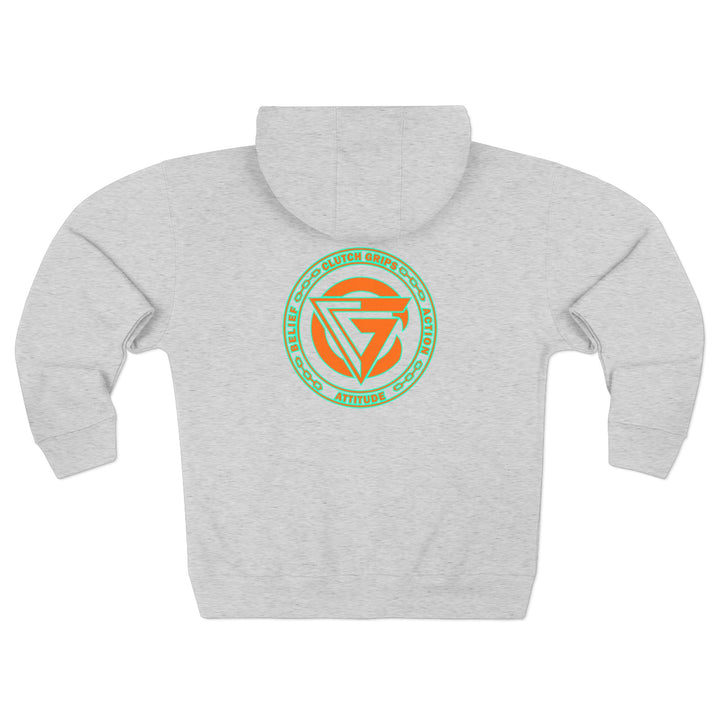 CG DIAMOND DBL BELL SKULL MIAMI COLORS /CLUTCHGRIPS ZIP UP