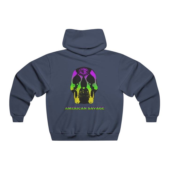 SKULLATOR- YELLOW GREEN PURPLE FADE/AMERICAN SAVAGE
