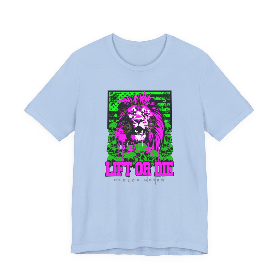 LION HEART PURPLEGREEN/LIFT OR DIE