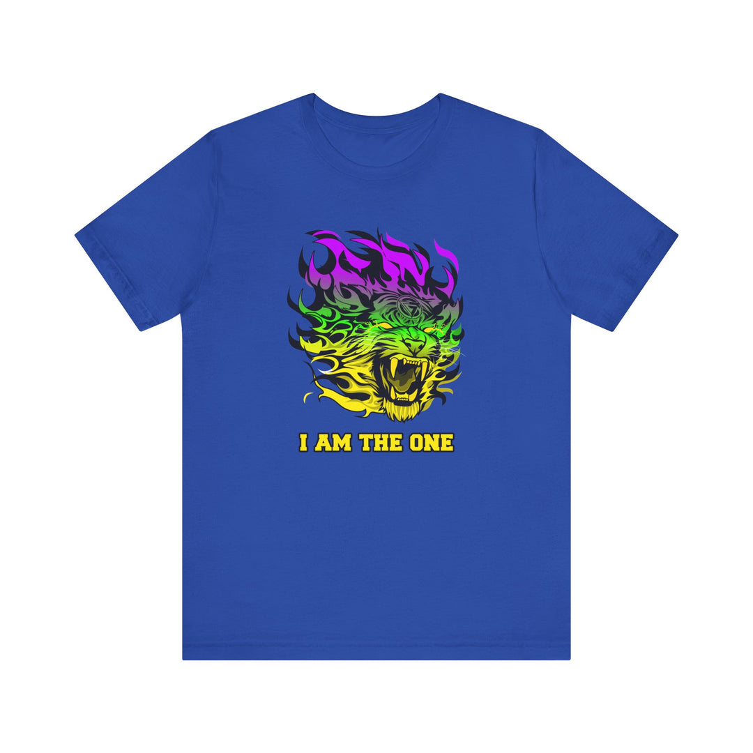 TIGER FLAME YELLOW GREEN PURPLE FADE/I AM THE ONE