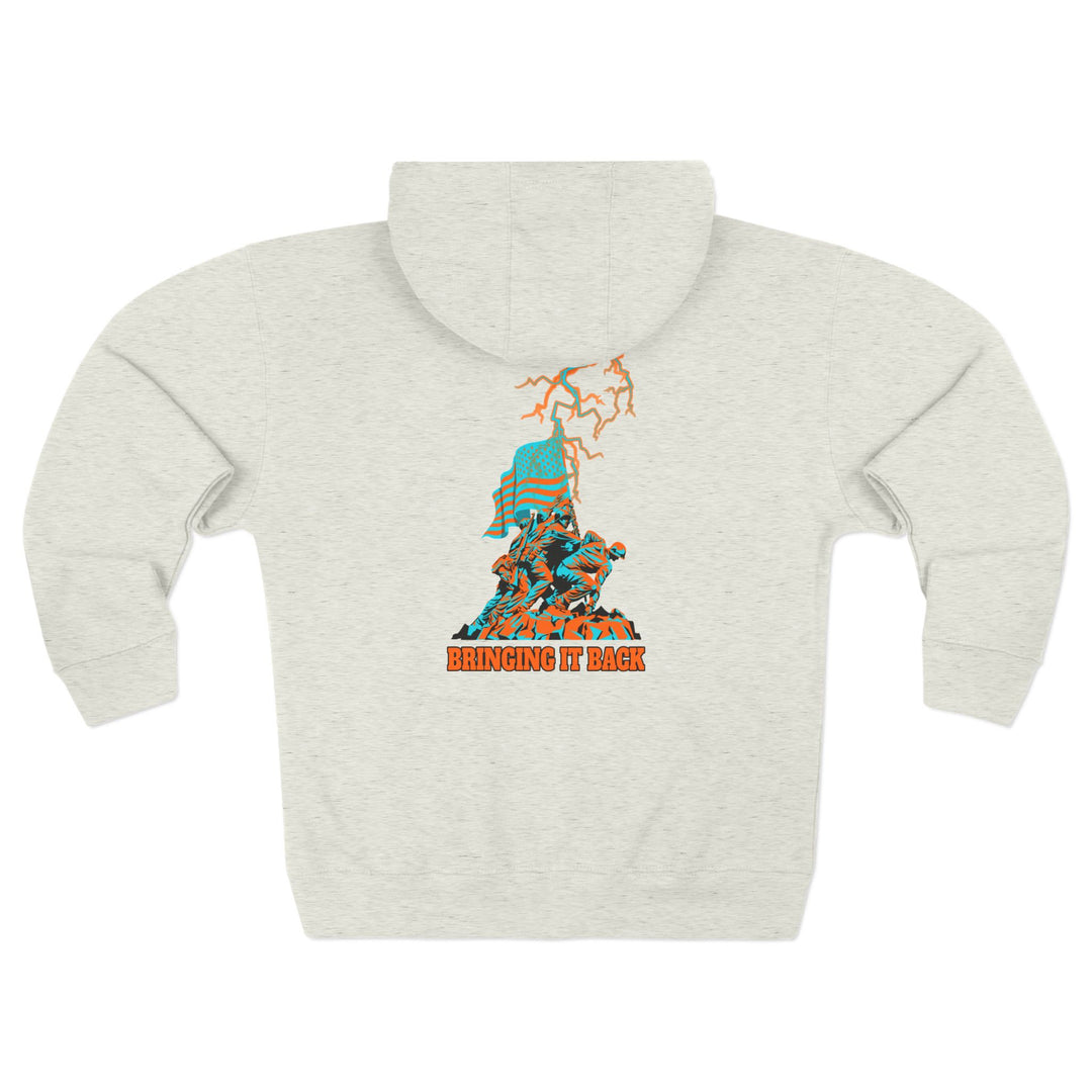 CG A AMERICAN WARRIORS MIAMI COLORS  /BRINGING IT BACK ZIP UP