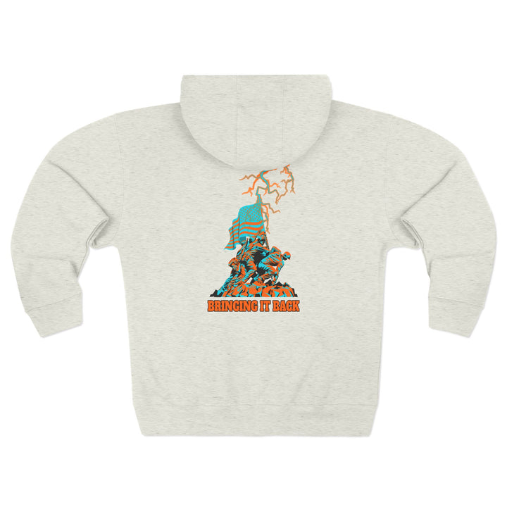 CG A AMERICAN WARRIORS MIAMI COLORS  /BRINGING IT BACK ZIP UP
