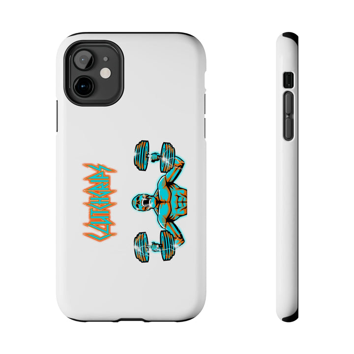 RIDE THE LIGHTNING MIAMI COLORS AQUA ORANGE PHONE CASE/CLUTCHGRIPS