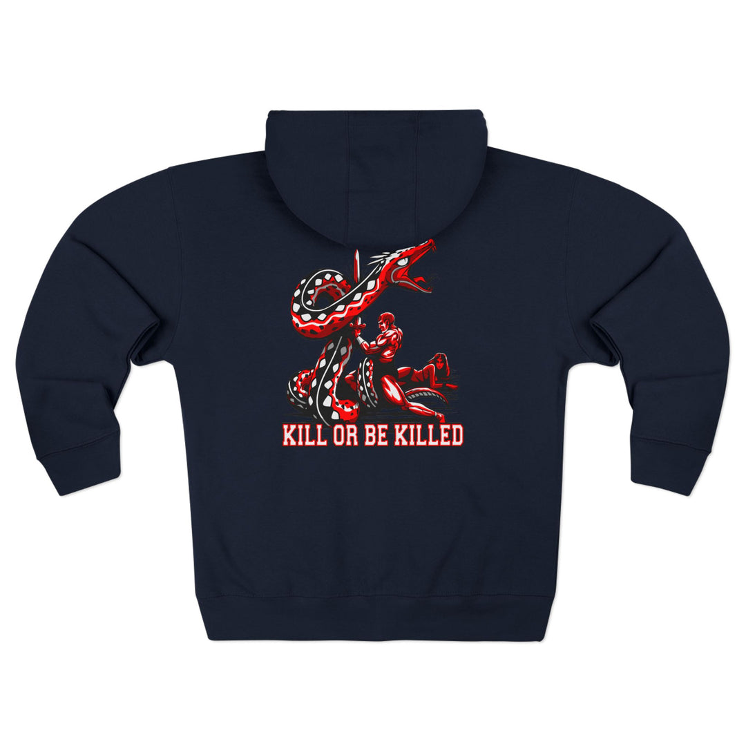 CG SERPENT SLAYER RED BLACK /KIL OR BE KILLED ZIP UP