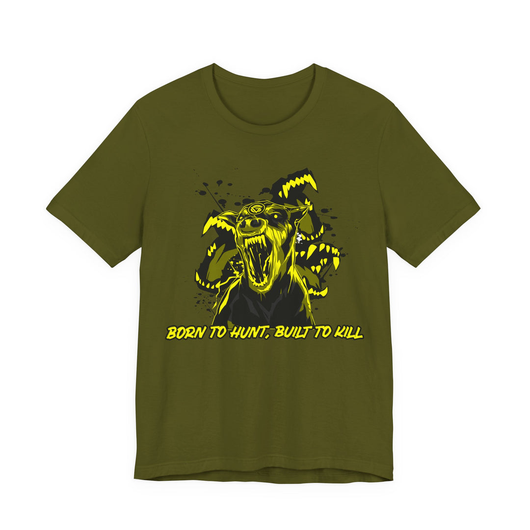 CG MAD DOG YELLOW BLACK /BORN TO HUNT BUILT TO KILL