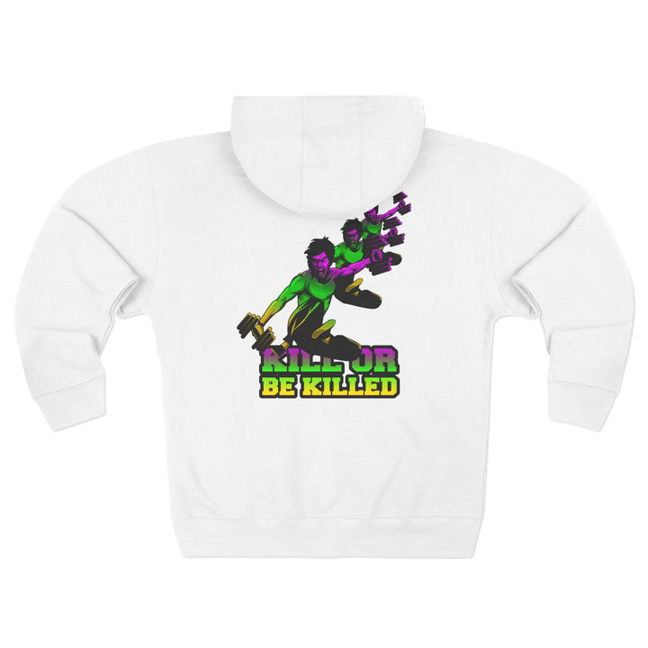CG LIFT KICK YELLOW GREEN PURPLE FADE /KILL OR BE KILLED ZIP UP