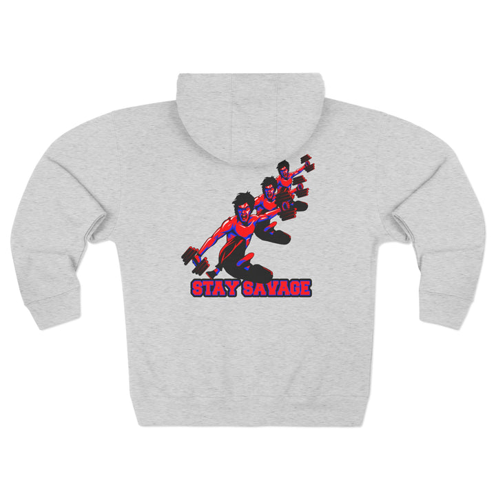 CG LIFT KICK RED BLUE/STAY SAVAGE ZIP UP