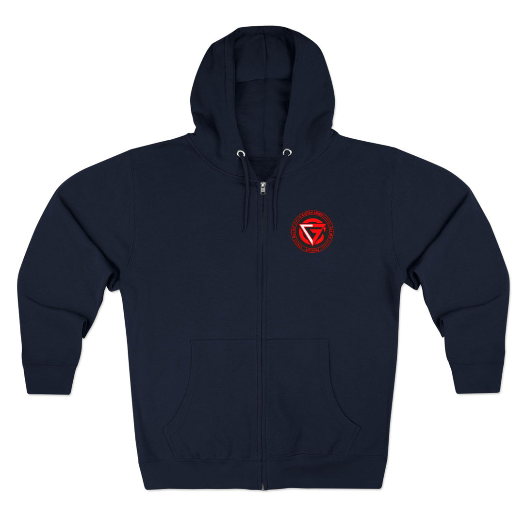 SAMURAI-MAC MASKRED BLACK/CLUTCHGRIPS ZIP UP