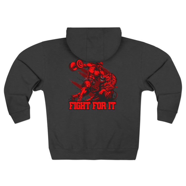 CG COLISEUM MAC RED /FIGHT FOR IT ZIP UP