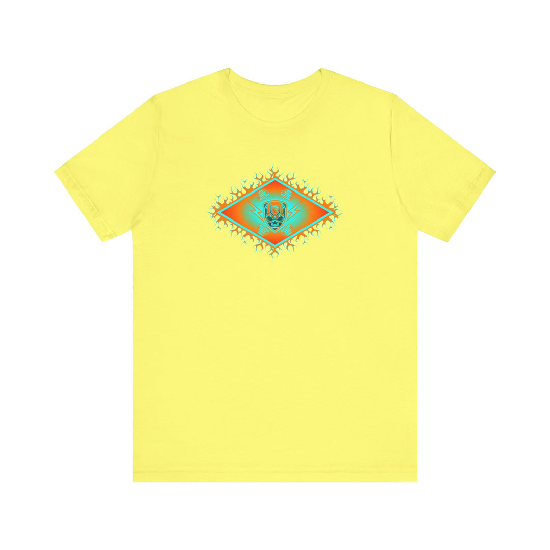 MIAMI AQUA ORANGE DIAMOND SKULLATOR DOUBLE BELL