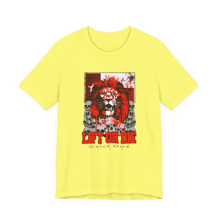 LION HEART RED TEXAS FLAG /LIFT OR DIE