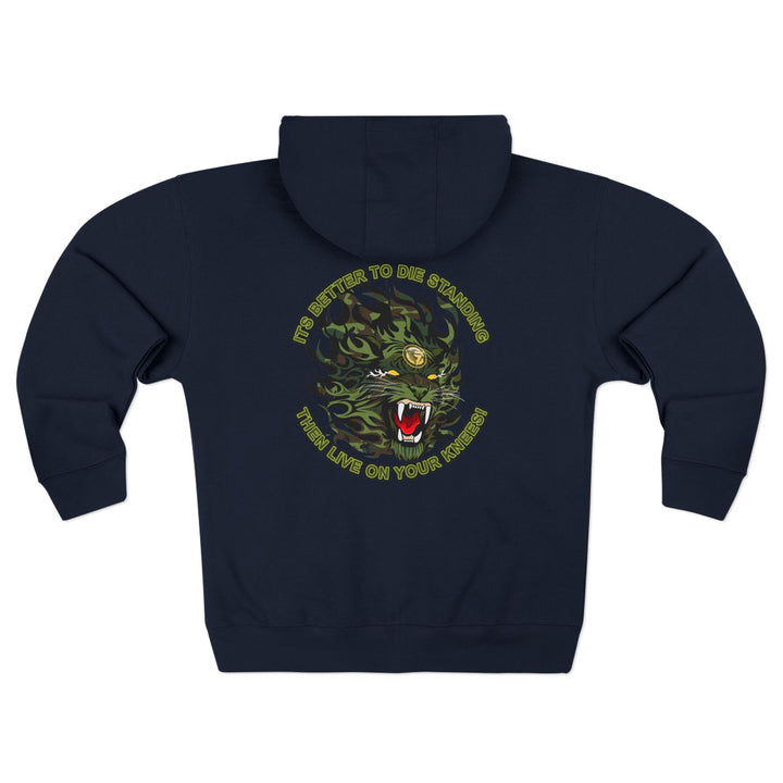 CG TIGER FLAME WAR TIGERCAMO FOREST/ITS BETTER TO DIE STANDING THAN LIVE ON YOUR KNEE'S