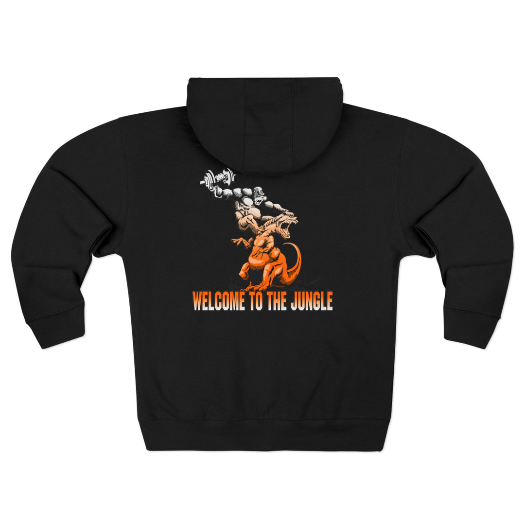 CG APE VS ZILLA 2ND FIGHT ORANGE WHITE FADE /WELCOME TO THE JUNGLE ZIP UP